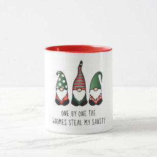 Gnomes Stechen My Sanity Funny Weihnachten Sprichw Tasse