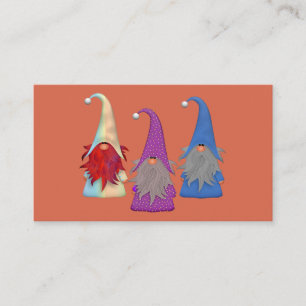 Gnomes Trio Business Card Visitenkarte