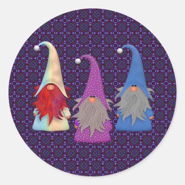 Gnomes Trio Stickers (Vorderseite)