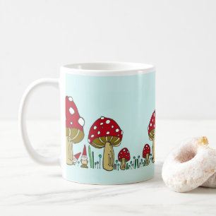 Gnomes und Pilz-Tasse Kaffeetasse