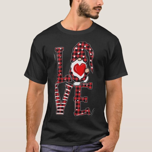 Gnomes Valentine's Day Couple Matching - Gnomes Va T-Shirt (Vorderseite)