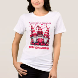 Gnomes Valentines Revelin, Valentine Retro Tri-Blend Shirt