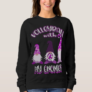 Gnomes Volleyball Spielübungen Sweatshirt