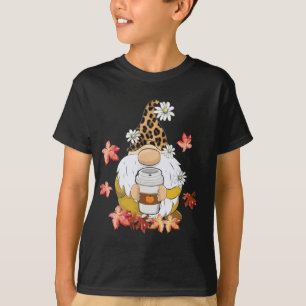 Gnomes Wearing Leopard Hat Erntedank Vibes Pump T-Shirt
