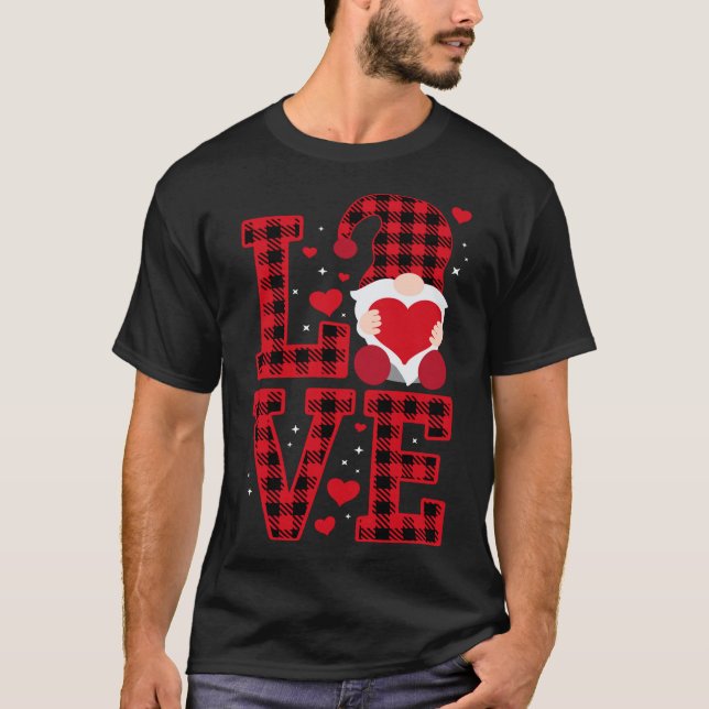 GnomesValentine's Day Couple Matching - Gnomes Val T-Shirt (Vorderseite)
