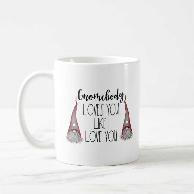 Gnomevalentine-Tasse Rae Dun-inspirierter Kaffeetasse (Links)