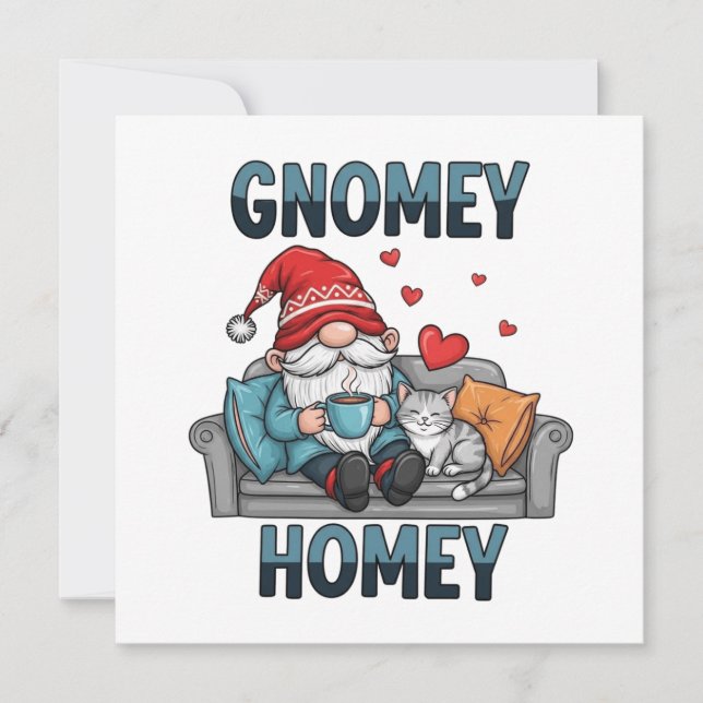 Gnomey homey gnome auf Zuhause (Vorderseite)