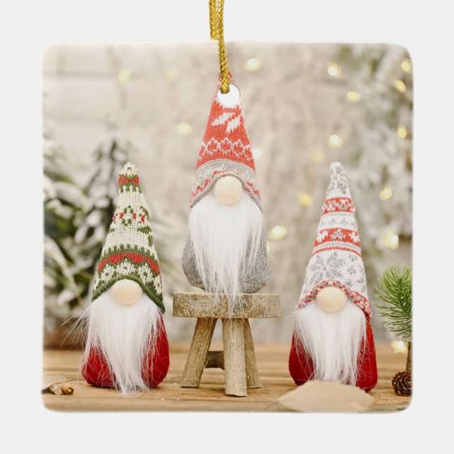 **GNOMFREUNDE ODER FAMILIE** ORNAMENT (Vorderseite)