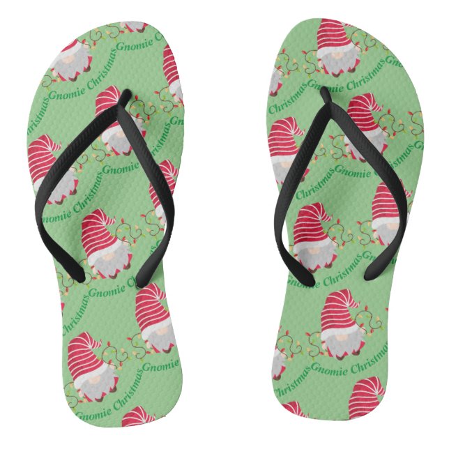 Gnomie Christmas Flip Flops (Fußbett)