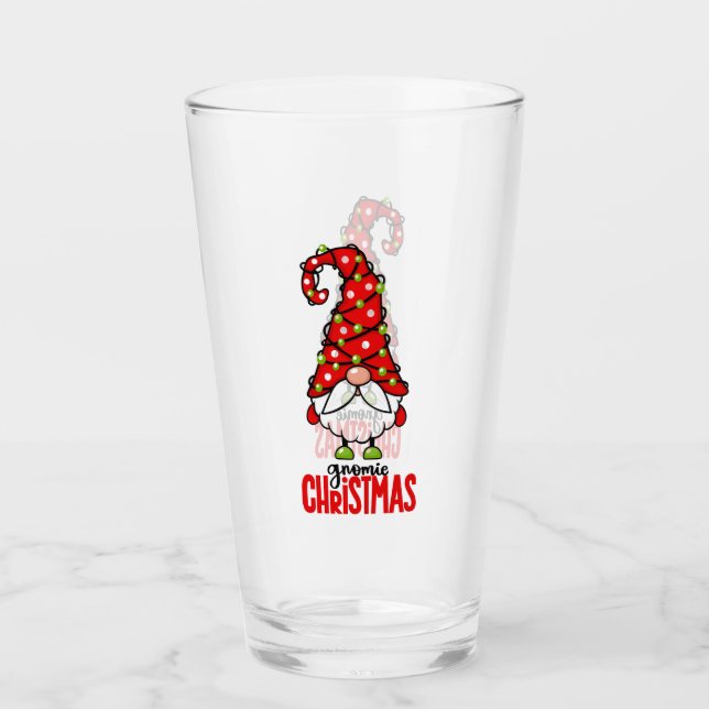 Gnomie Christmas Glass Glas (Vorderseite)
