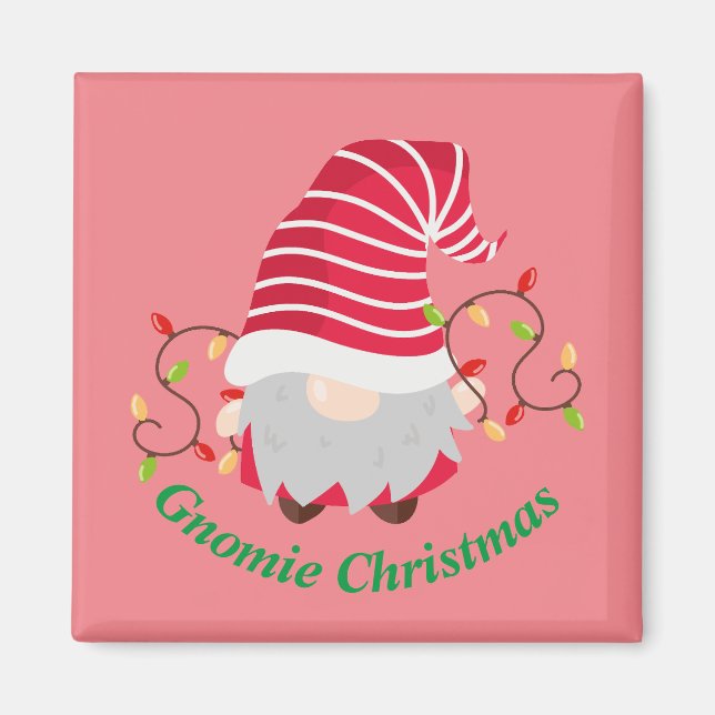 Gnomie Christmas Magnet (Vorne)