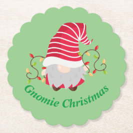 Gnomie Christmas Paper Untersetzer