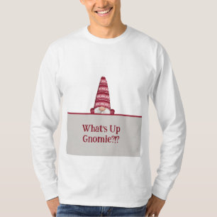 Gnomie Holiday Gnome-Text T-Shirt