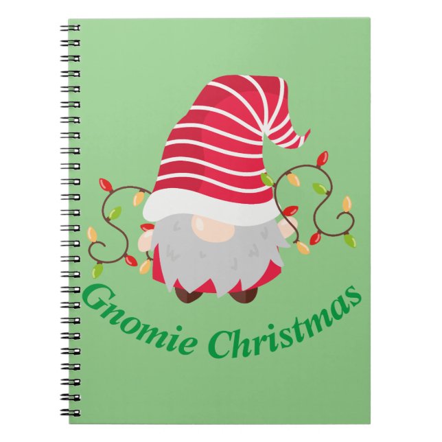 Gnomie Weihnachtsheft Notizblock (Vorderseite)