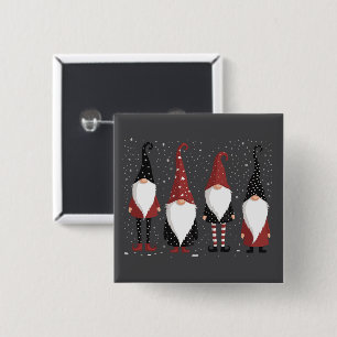 Gnomies Liebhaber Lustiger Gnom Weihnachten Button