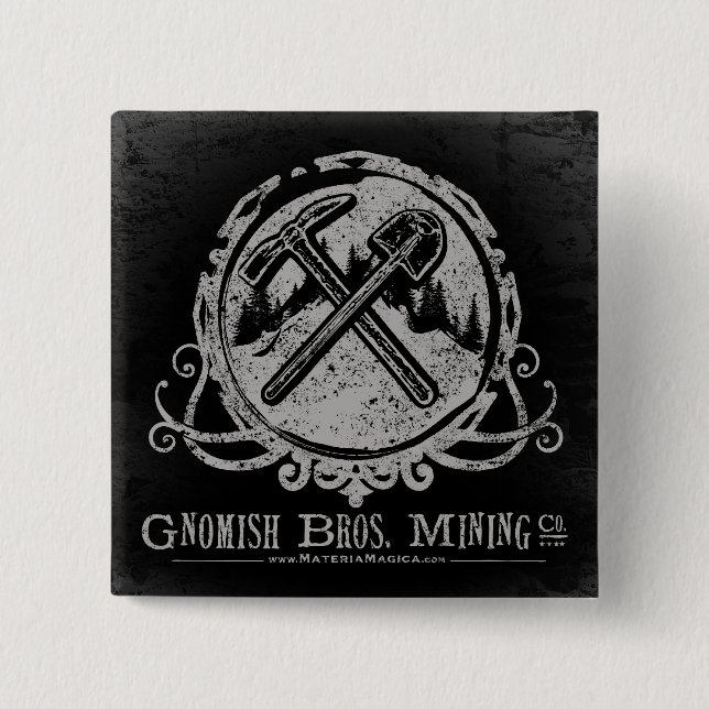 Gnomish Knopf Button (Vorderseite)