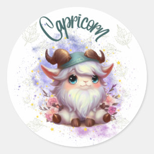 Gnomoscope Capricorn-Aufkleber Runder Aufkleber