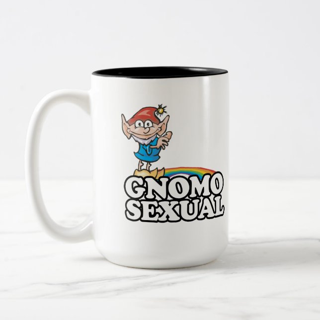 Gnomosexual Zweifarbige Tasse (Links)