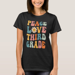 Gnoovy Retro Vintage Liebe Frieden T-Shirt