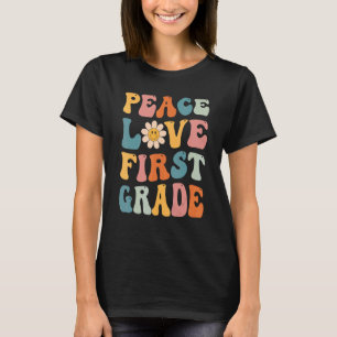 Gnoovy Retro Vintage Liebe Frieden T-Shirt
