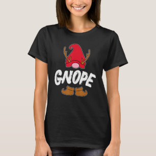 Gnope Jul Nisse Tomte Zwerg Schwedischer Gartenzwe T-Shirt