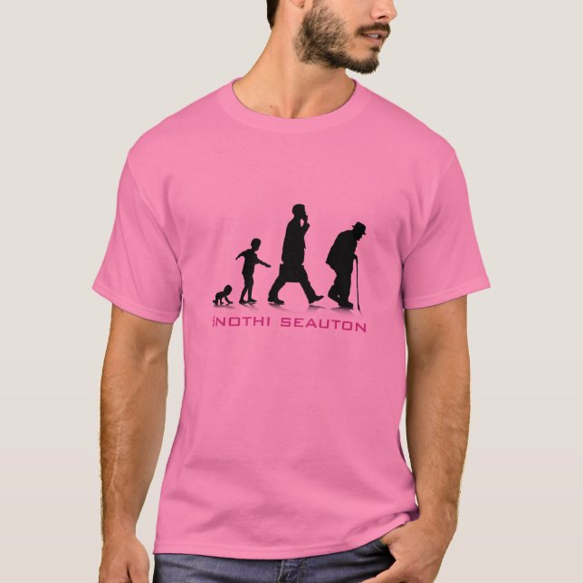 "Gnothi seauton" grundlegender T - Shirt (Vorderseite)
