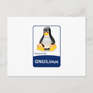 GNU/Linux Postkarte