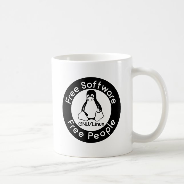 GNU/Linux Tasse (Rechts)