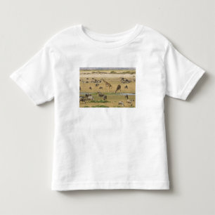 Gnus, Zebras und Giraffen Kleinkind T-shirt