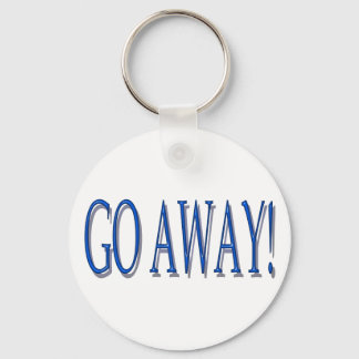 GO AWAY Schlüsselkette Schlüsselanhänger