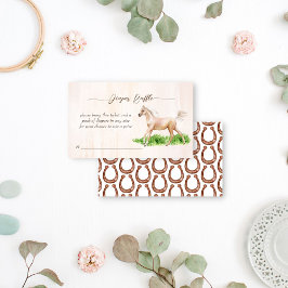 Go baby go Pferd derby Reitsport Windelraffinerie Begleitkarte