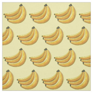 Go Bananas Gelbe Banane Fruchtkuchen Stoff