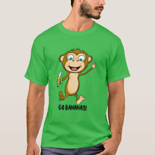 Go Bananen Der dunkle T - Shirt der Männer