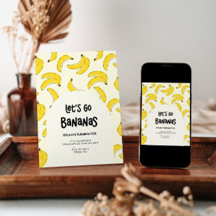 Go Bananen Geburtstagsfeier Einladung