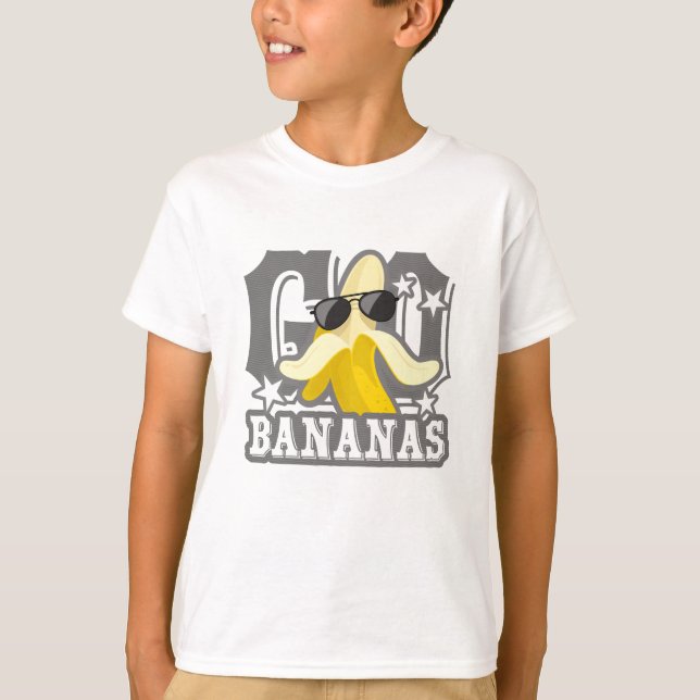 Go Bananen T-Shirt (Vorderseite)
