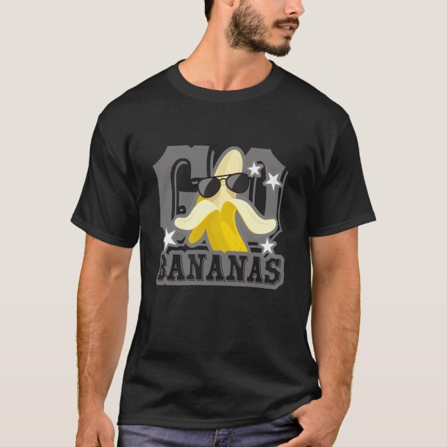 Go Bananen T-Shirt (Vorderseite)