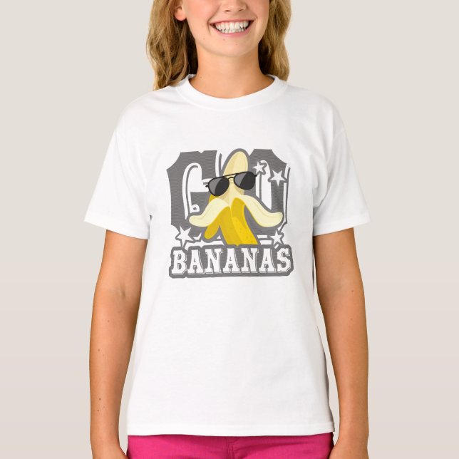 Go Bananen T-Shirt (Vorderseite)