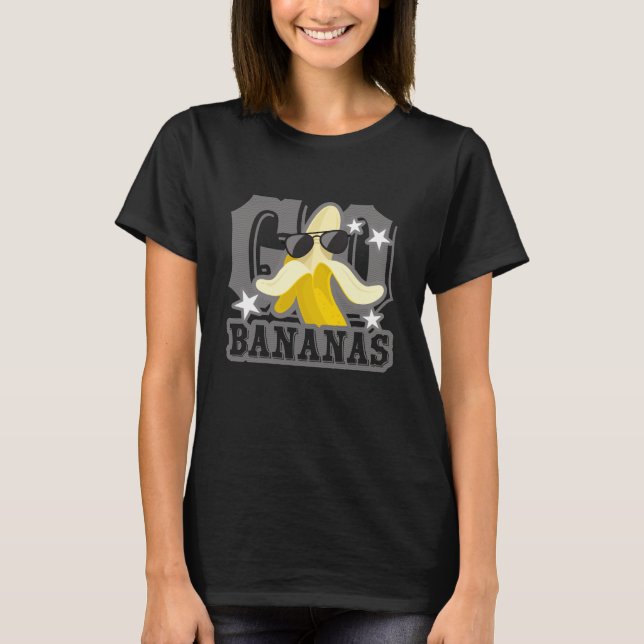 Go Bananen T-Shirt (Vorderseite)