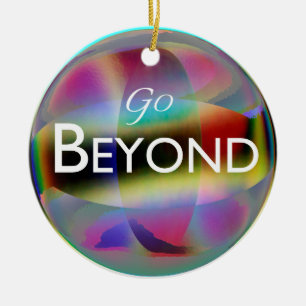 "Go Beyond"/"Look In" Pasta Abstrakte Kunst Keramik Ornament