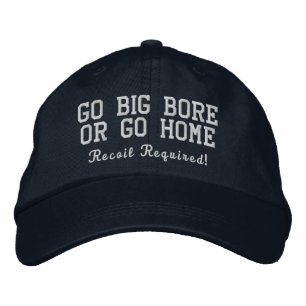 Go Big Bore oder Go Zuhause Navy Embromierter Hut