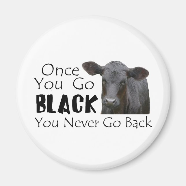 Go Black Angus Magnet (Vorne)