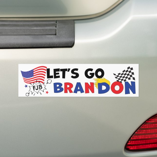 GO BRANDON lasse mit Trump Hair Autoaufkleber (Auf Auto)