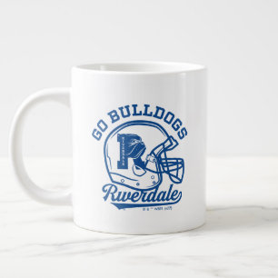 Go Bulldogs Football Helmet Icon Jumbo-Tasse