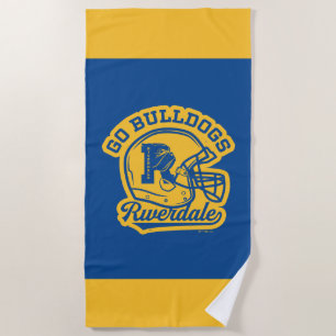 Go Bulldogs Football Helmet Icon Strandtuch