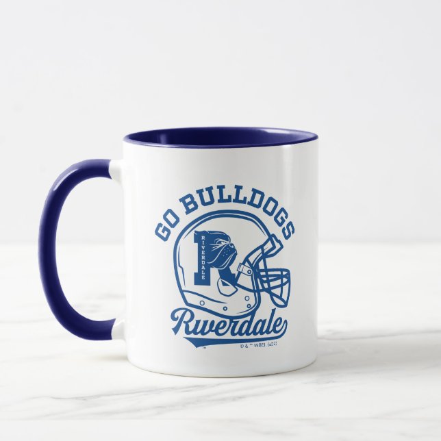 Go Bulldogs Football Helmet Icon Tasse (Links)