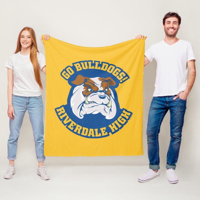 Go Bulldogs - Riverdale High Fleecedecke (Beispiel)