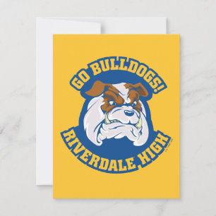 Go Bulldogs - Riverdale High Mitteilungskarte