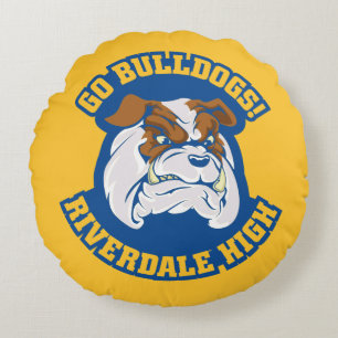 Go Bulldogs - Riverdale High Rundes Kissen