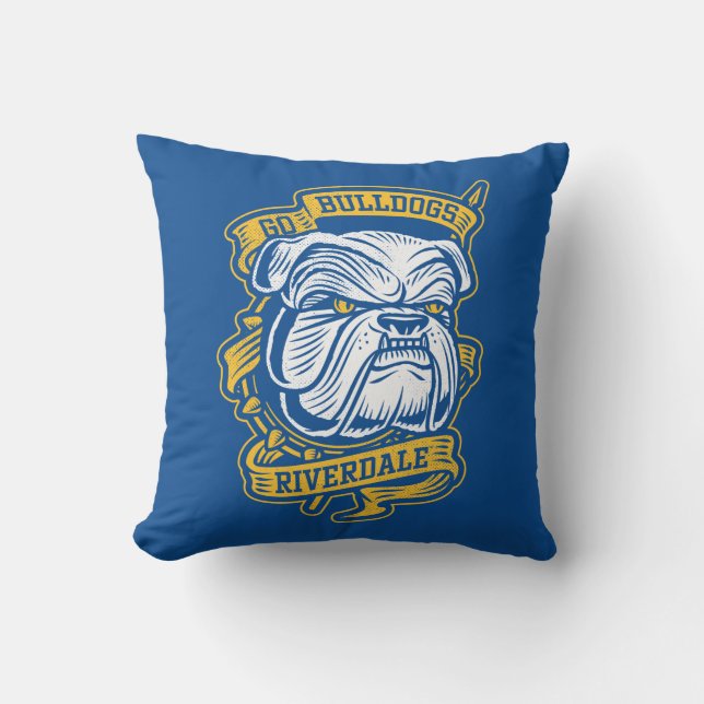 Go Bulldogs - Riverdale Mascot Banner Kissen (Vorderseite)