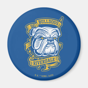 Go Bulldogs - Riverdale Mascot Banner Magnet